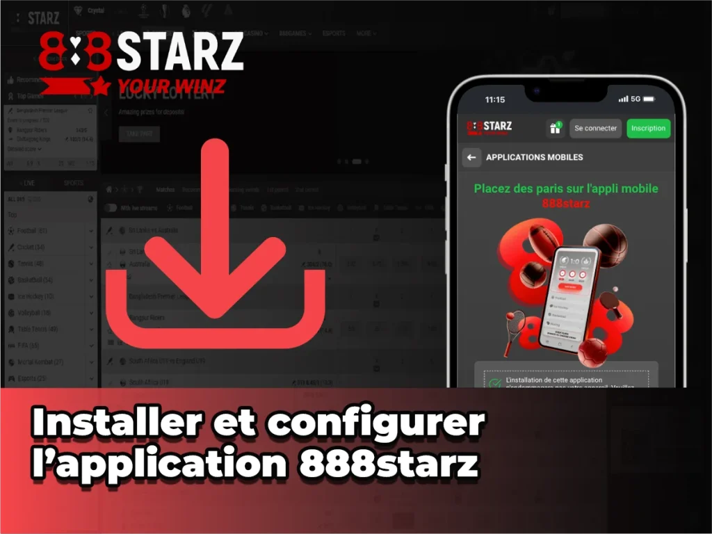 Processus simple pour installer et configurer l’application 888starz Telecharger sur votre appareil.